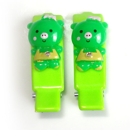 Grüne Schweinchen (Paar)
